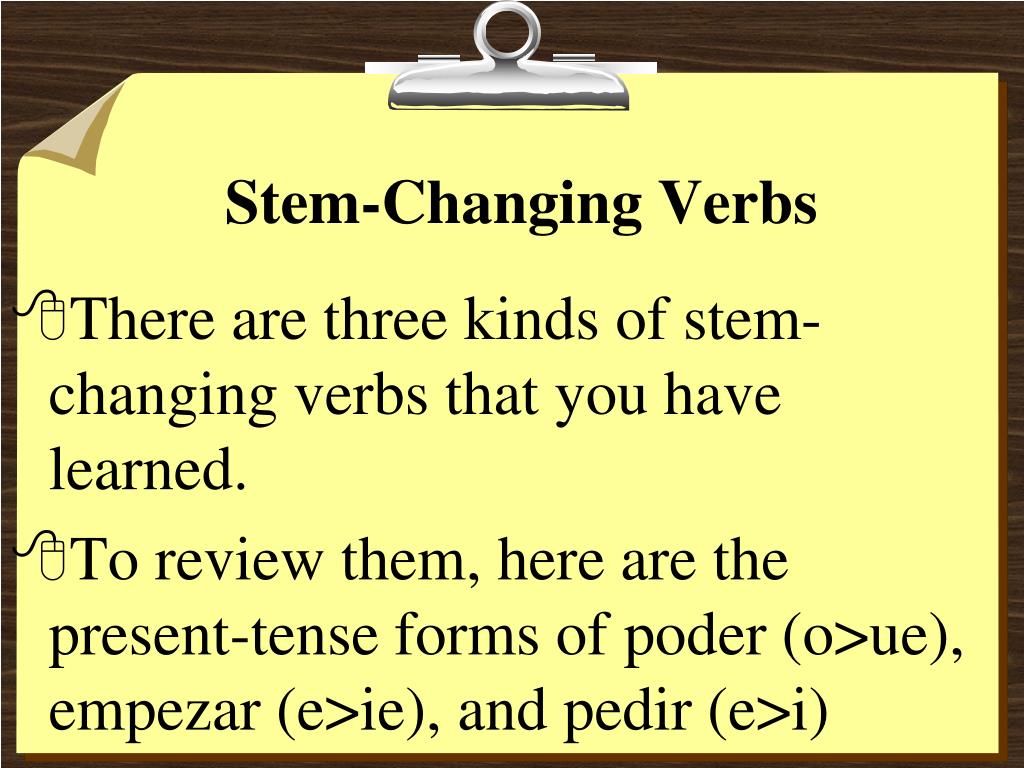 ppt-stem-changing-verbs-poder-querer-servir-pedir-powerpoint-presentation-id-6594802