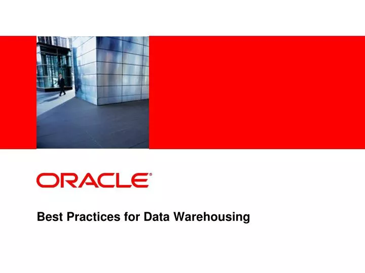 best practices for data warehousing n.