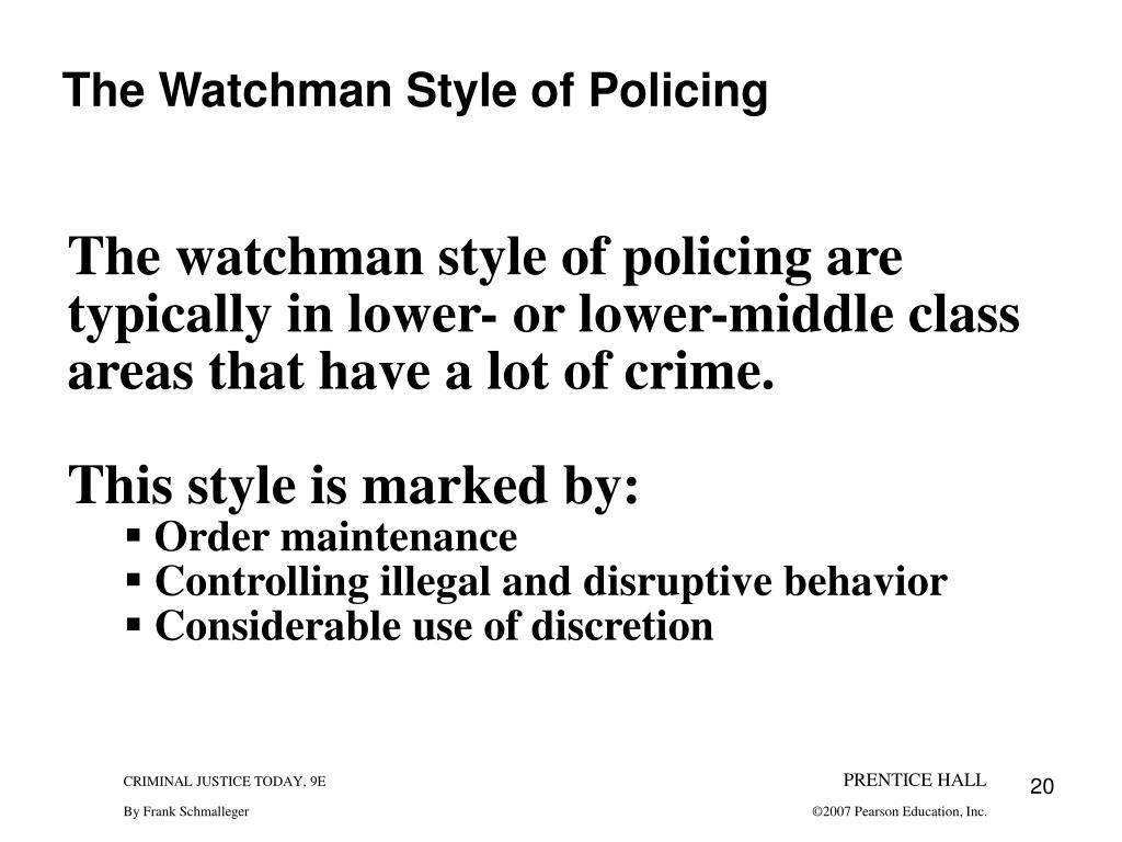 the legalistic style of policing essay