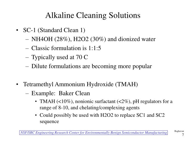 PPT Wet Etching and Cleaning Surface Considerations and Process