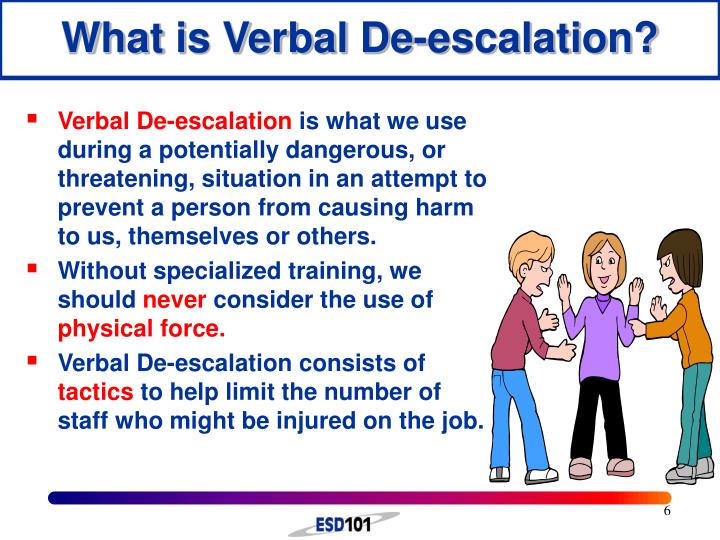 PPT - Using Verbal De-Escalation PowerPoint Presentation - ID:6595991