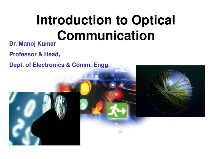 optical communication presentation topics