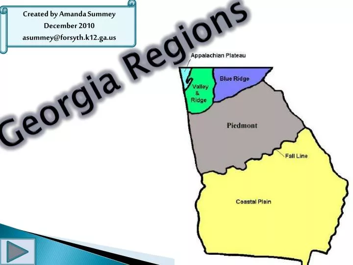 PPT - Georgia Regions PowerPoint Presentation, free download - ID:6596913