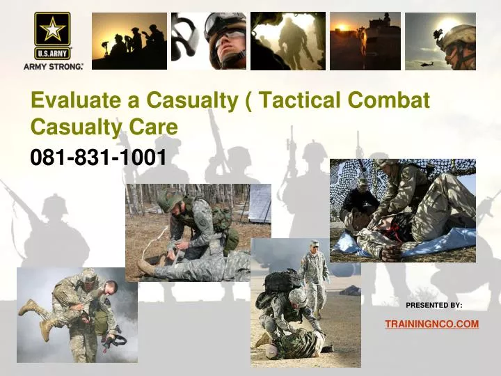army warrior task evaluate a casualty