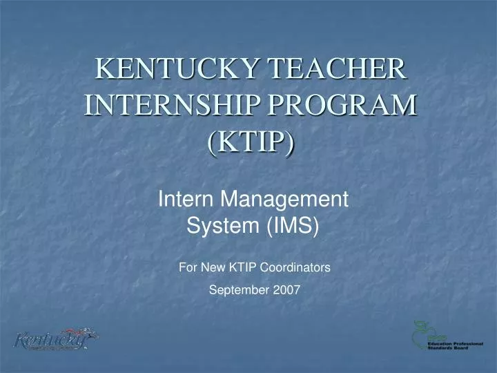 kentucky teacher internship program ktip n.