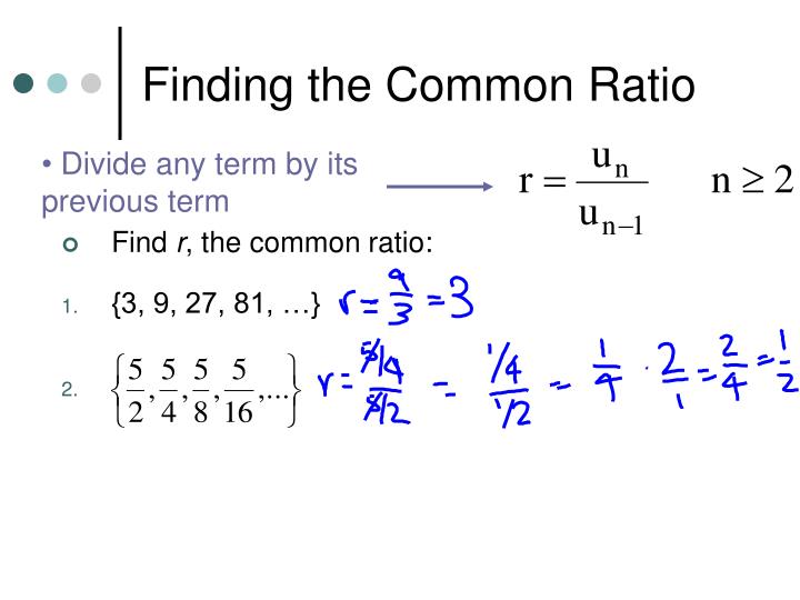 common ratio of geometric sequence calculator common ratio of geometric sequence calculator