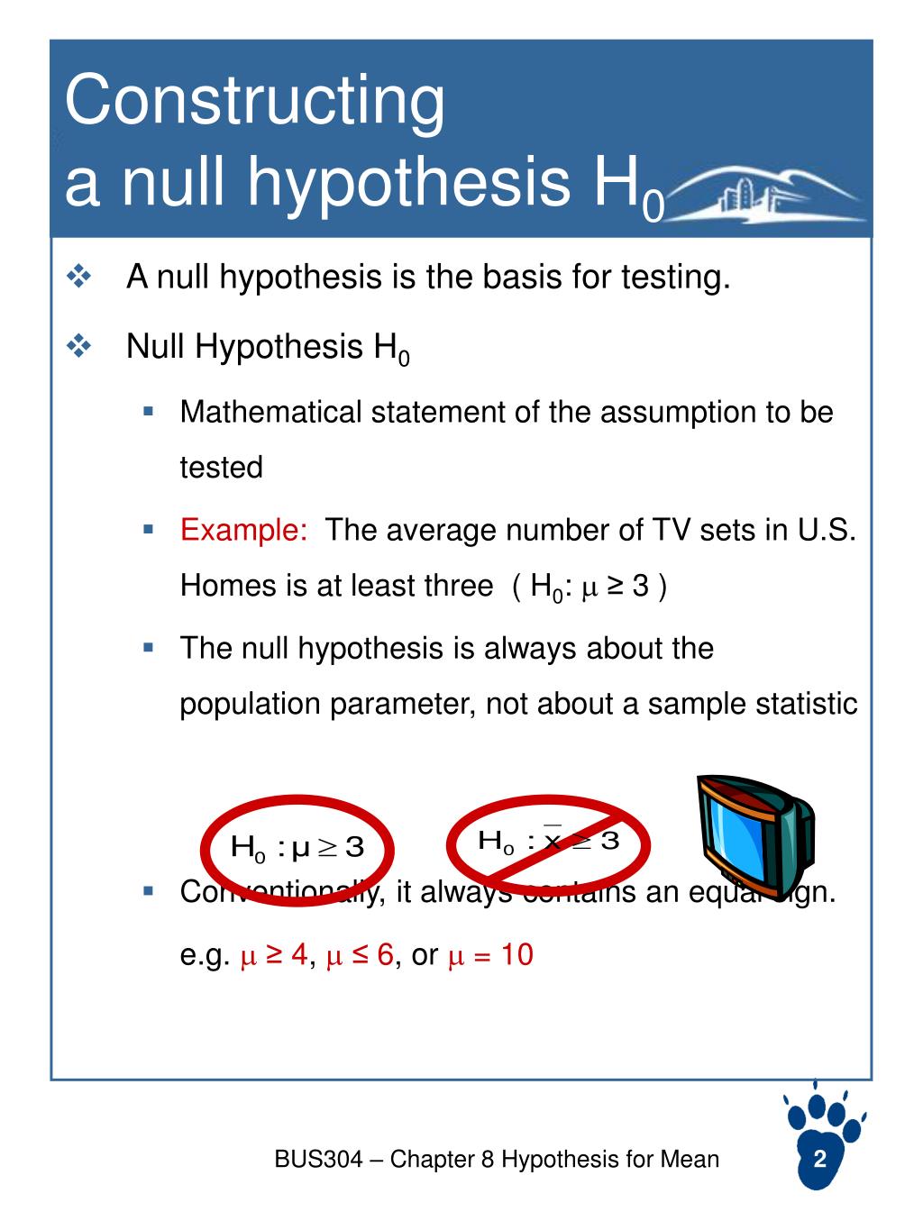 hypothesis h0