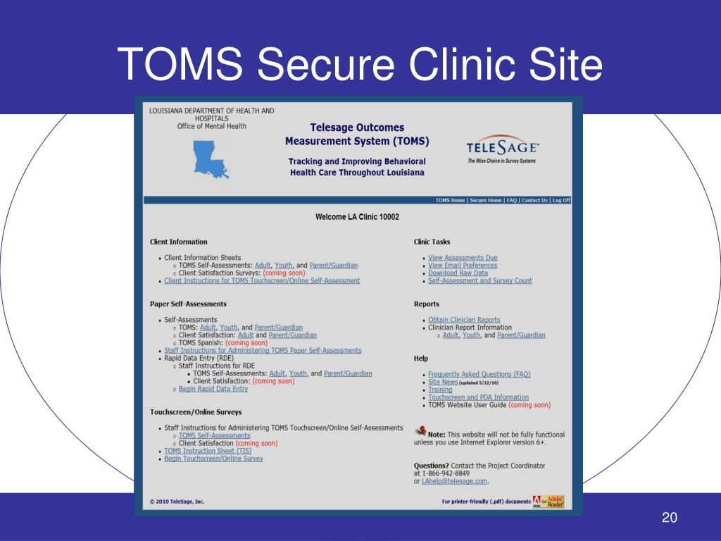PPT Telesage Measurement System (TOMS ) Tracking and
