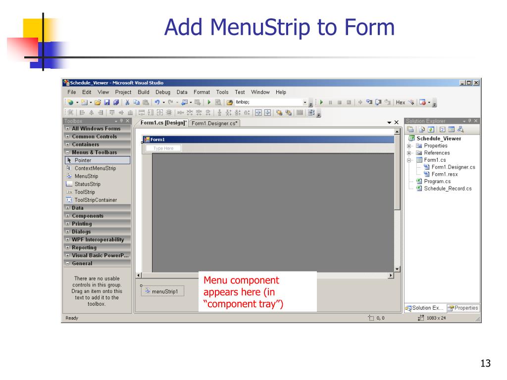 menustrip dose not working menustrip dose not working