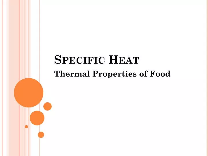 specific heat n.