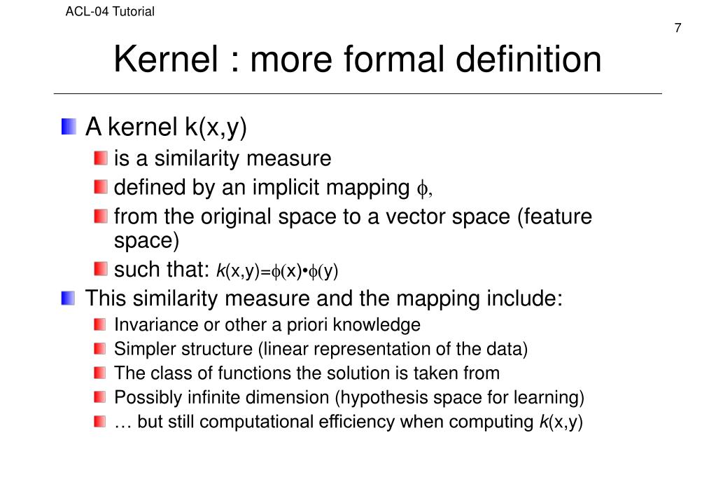 PPT - Kernel Methods in Natural Language Processing ...