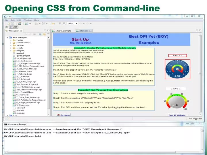 PPT - Opening CSS from Command-line PowerPoint Presentation, free ...