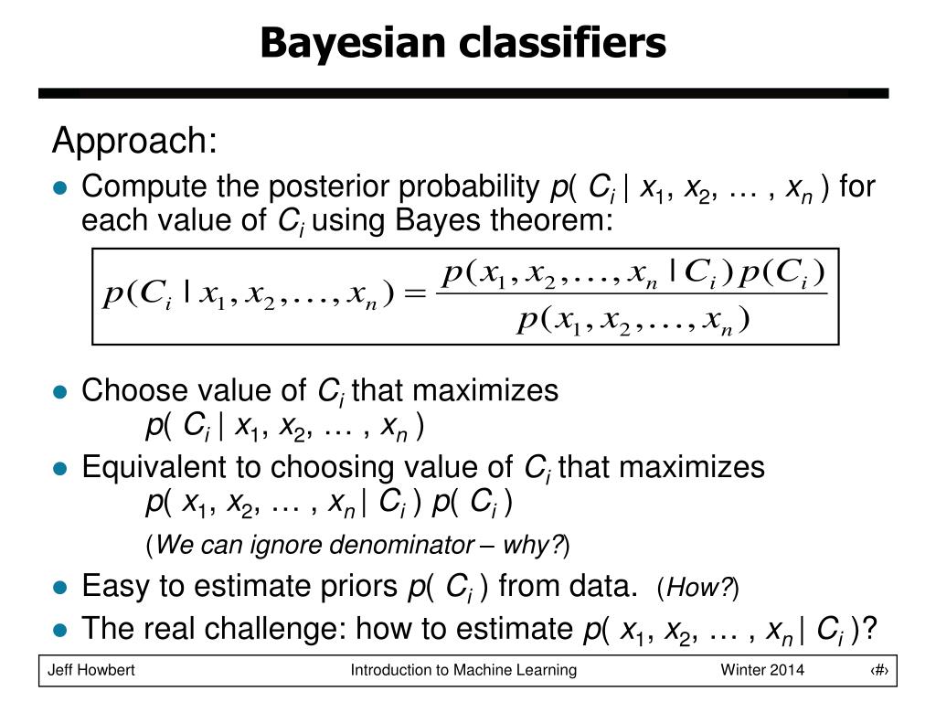 PPT - Classification Bayesian Classifiers PowerPoint Presentation, Free ...