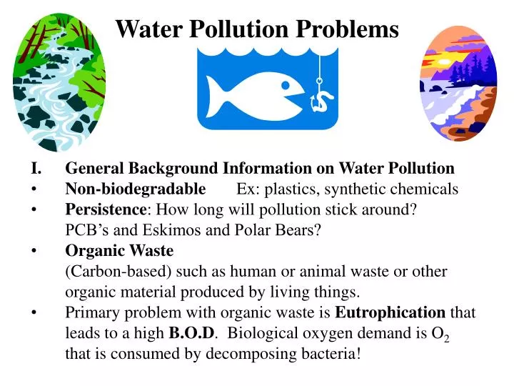 a good thesis statement for water pollution