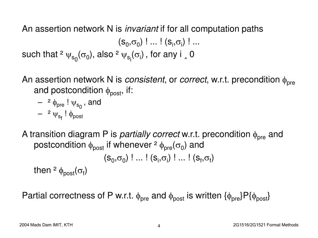 Ppt Floyd Hoare Logic Powerpoint Presentation Free Download Id