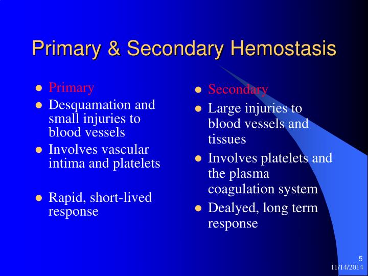 PPT - Hematology 425 Normal Coagulation & Hemostasis PowerPoint ...