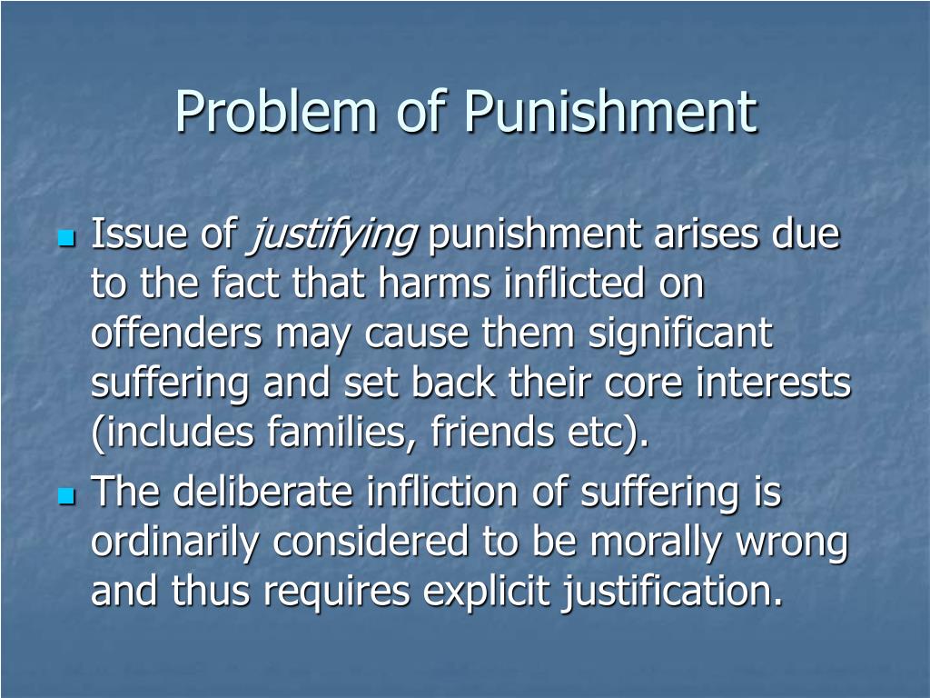 presentation punishment definition