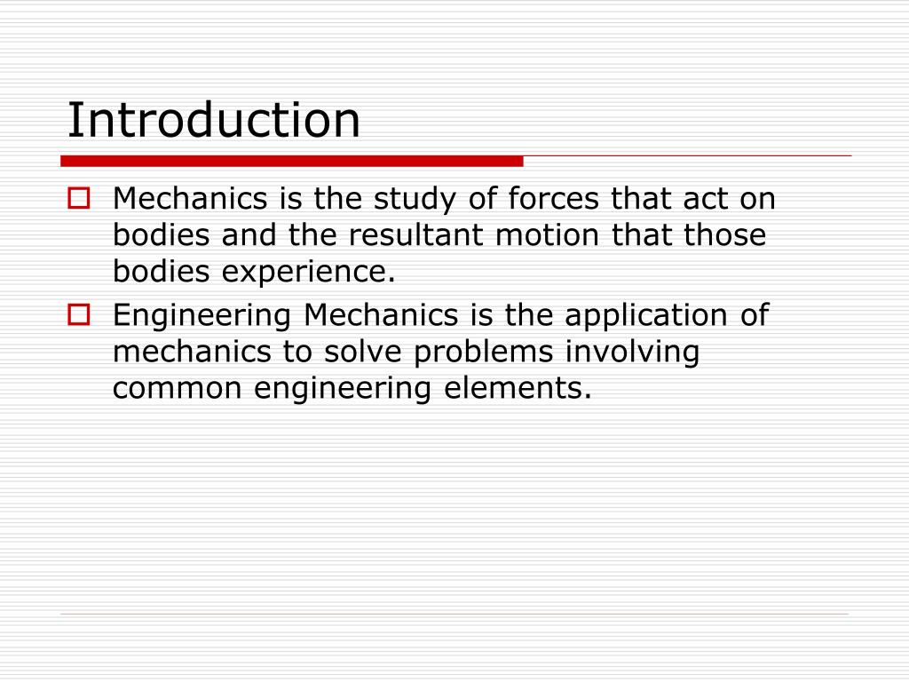 PPT - Engineering Mechanics U3MEA01 PowerPoint Presentation, free download  - ID:6610960
