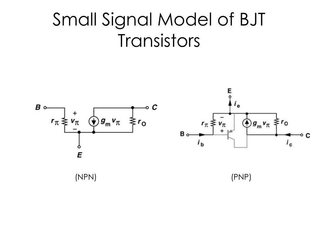 PPT - Small Signal Model PNP Transistor PowerPoint Presentation, free ...