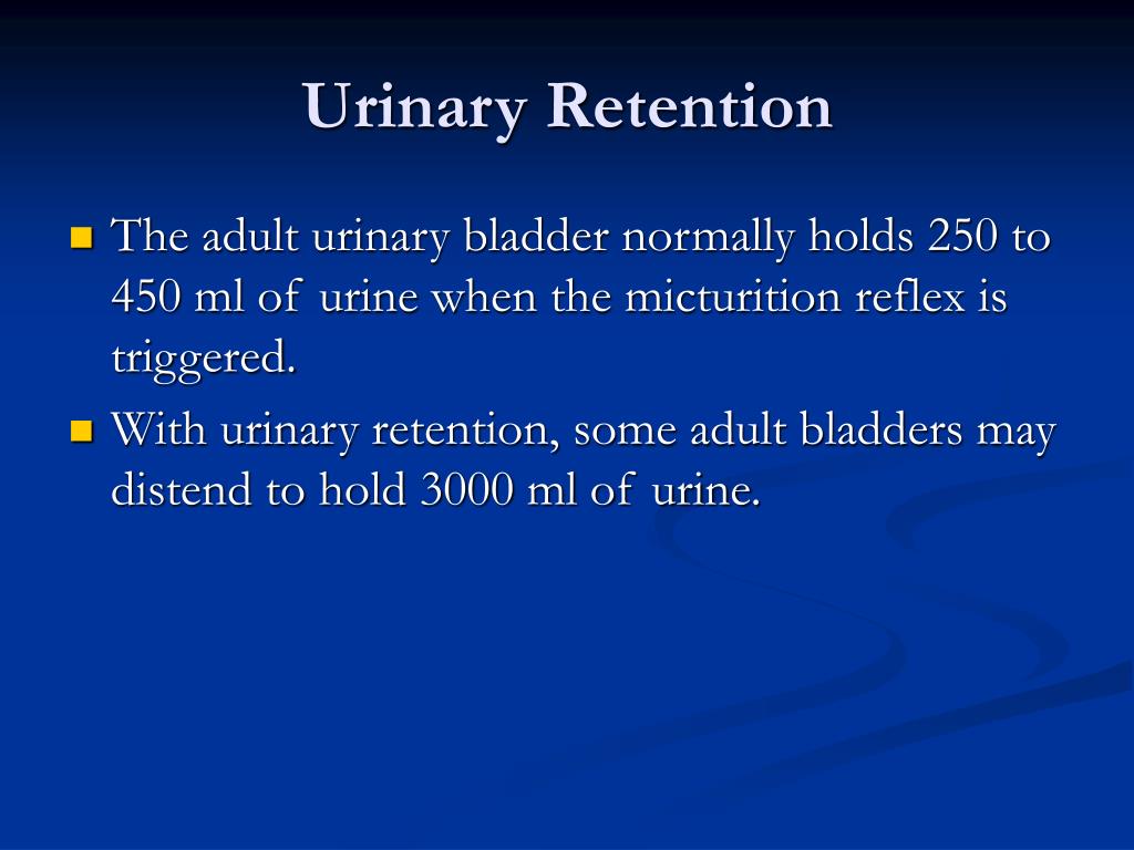 gabapentin urinary retention