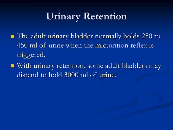 PPT Urinary Retention PowerPoint Presentation ID6612189