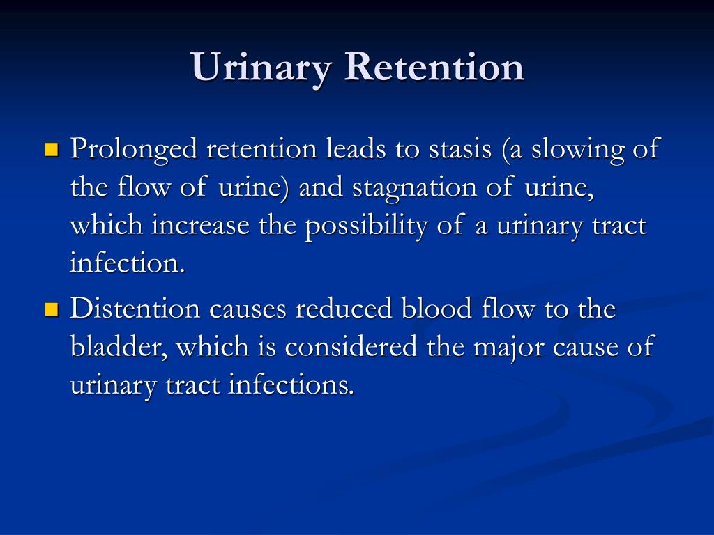 does neurontin cause urinary retention
