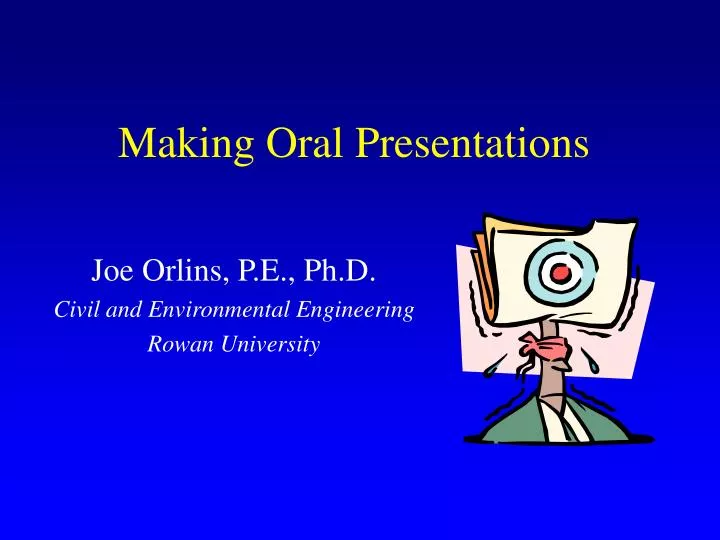 alternative for oral presentation