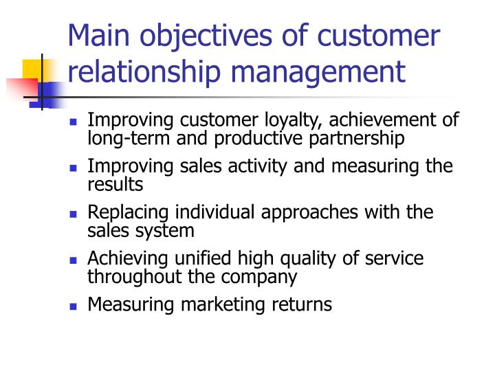 PPT - Customer Relationship Management ( CRM ) System Concepts