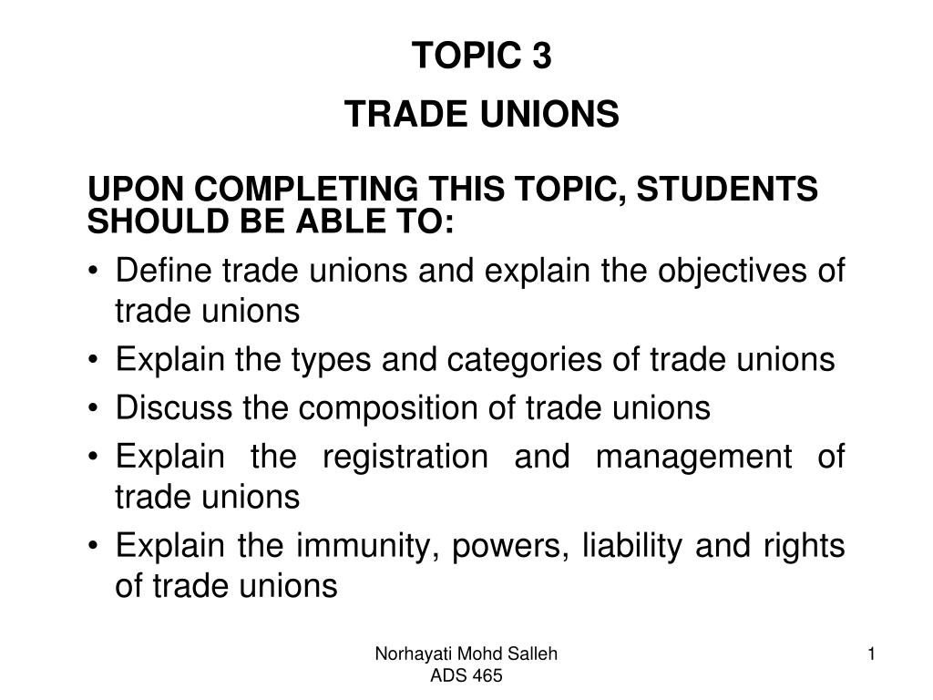 trade unions literature review