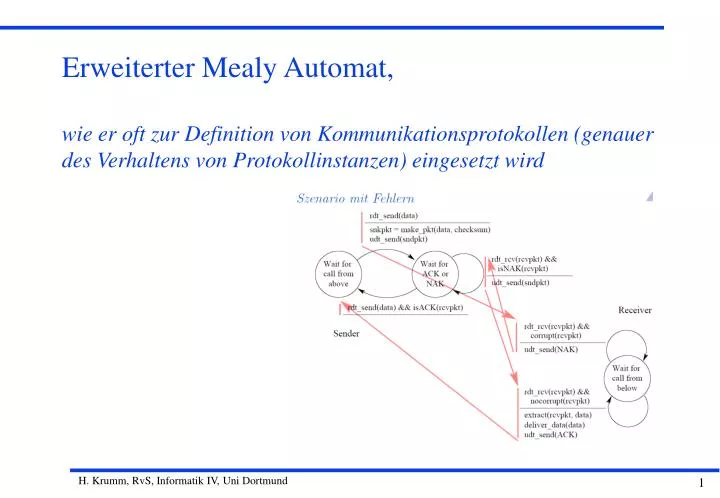 PPT - Erweiterter Mealy-Automat PowerPoint Presentation, free download ...