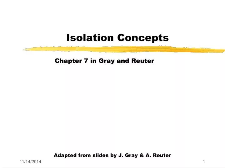 PPT - Isolation Concepts PowerPoint Presentation, free download - ID ...