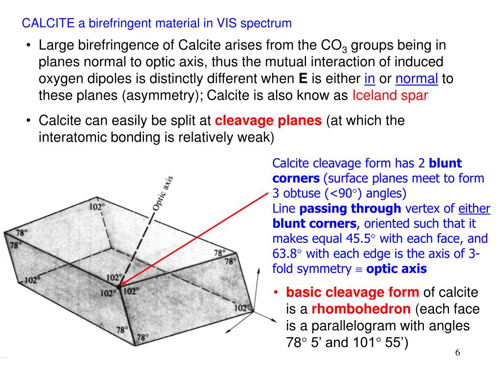 PPT Production of polarized light through birefringence PowerPoint Presentation ID6616257
