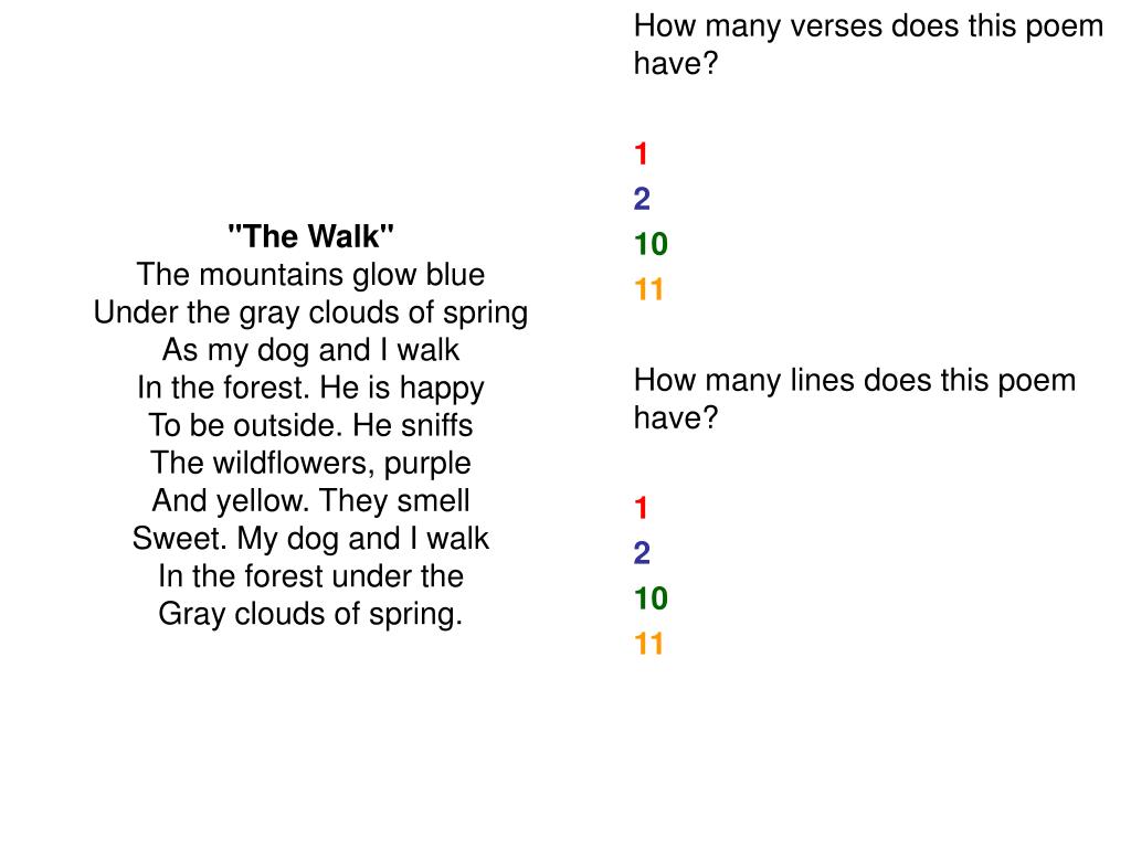 PPT Identifying Poetry Elements PowerPoint Presentation, free