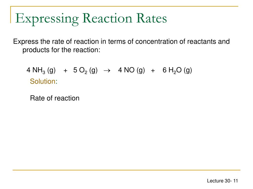 PPT - Understanding Chemical Kinetics and Rate Laws PowerPoint ...