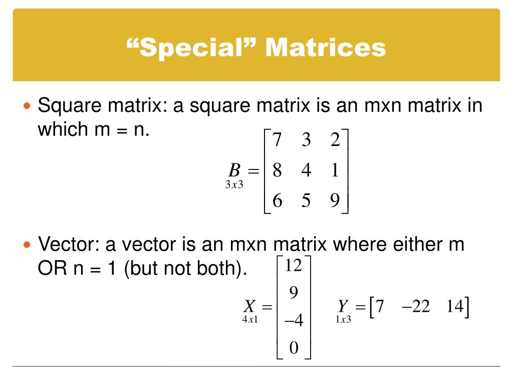 matrices ppt presentation download