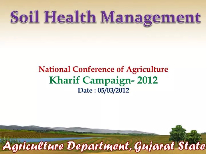 PPT Soil Health Management PowerPoint Presentation, free download