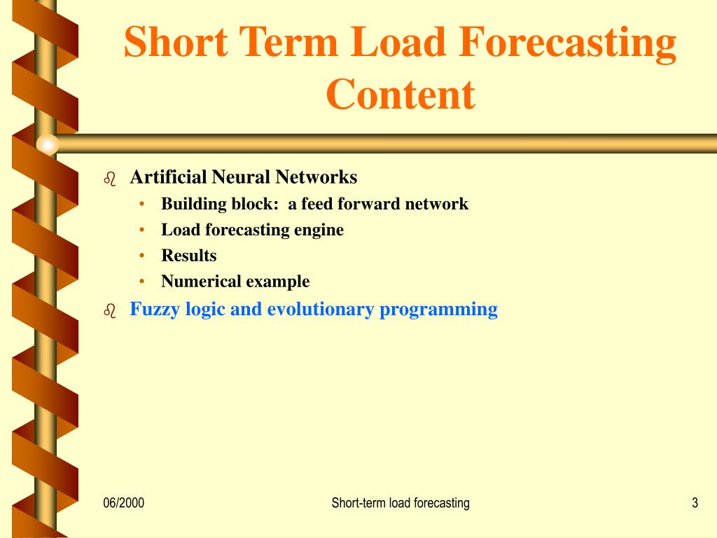 PPT - SHORT TERM LOAD FORECASTING USING NEURAL NETWORKS AND FUZZY LOGIC  PowerPoint Presentation - ID:6624036