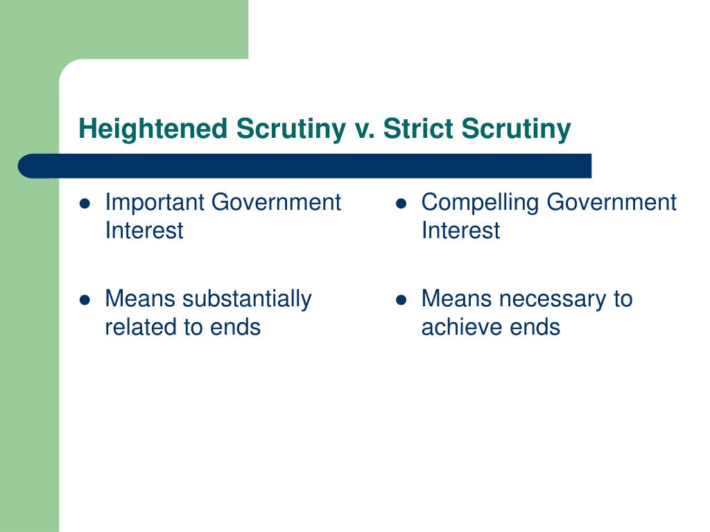 strict scrutiny strict scrutiny
