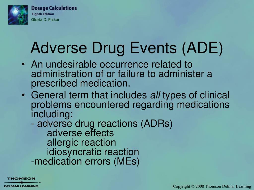adverse drug events case study