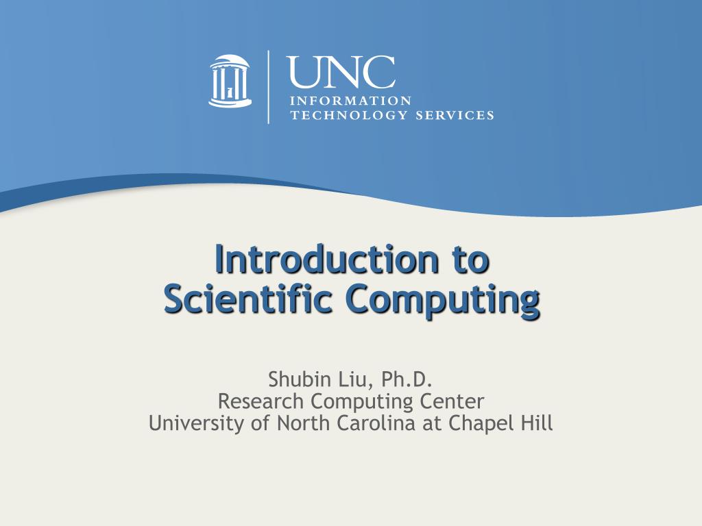 scientific computing case study