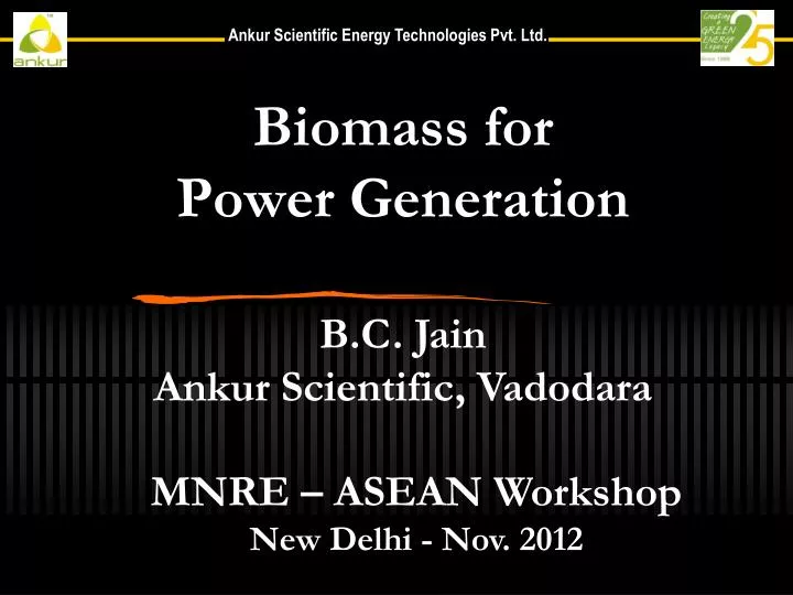 biomass for power generation n.
