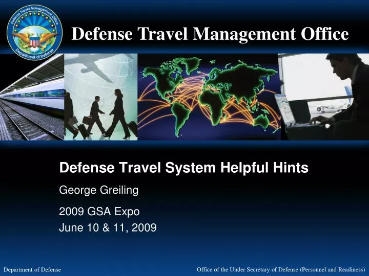 defense travel system training powerpoint