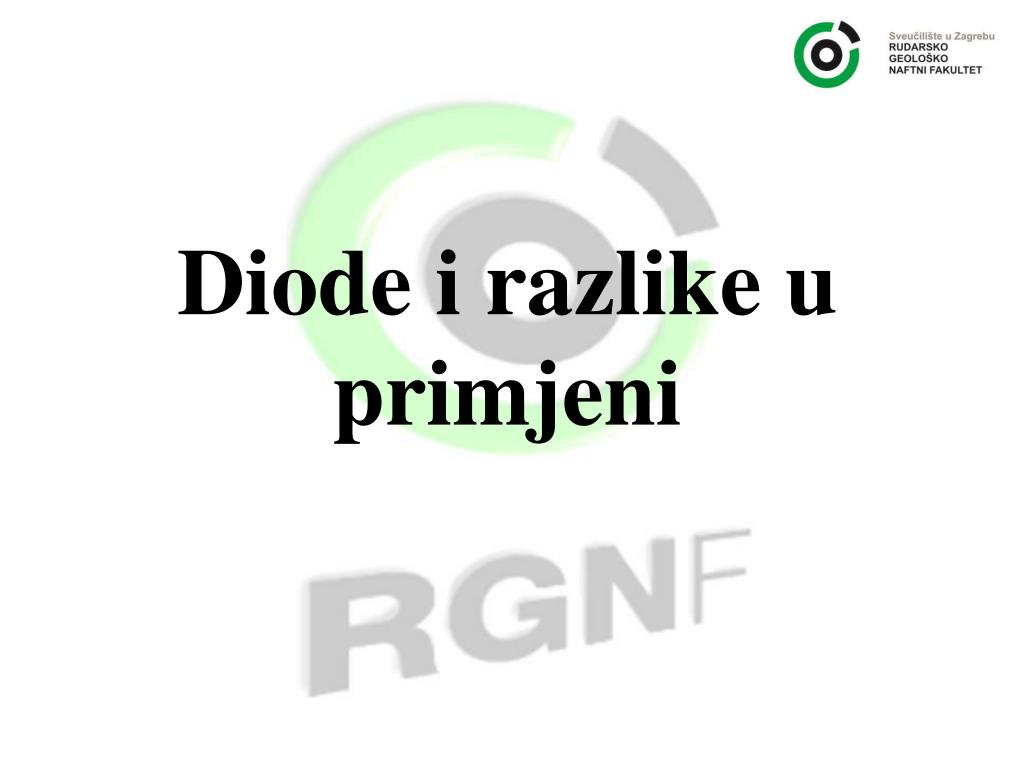 PPT - Diode i razlike u primjeni PowerPoint Presentation, free download -  ID:6632148