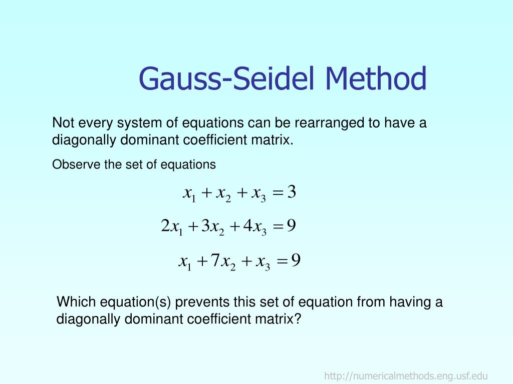 python code for gauss seidel method python code for gauss seidel method