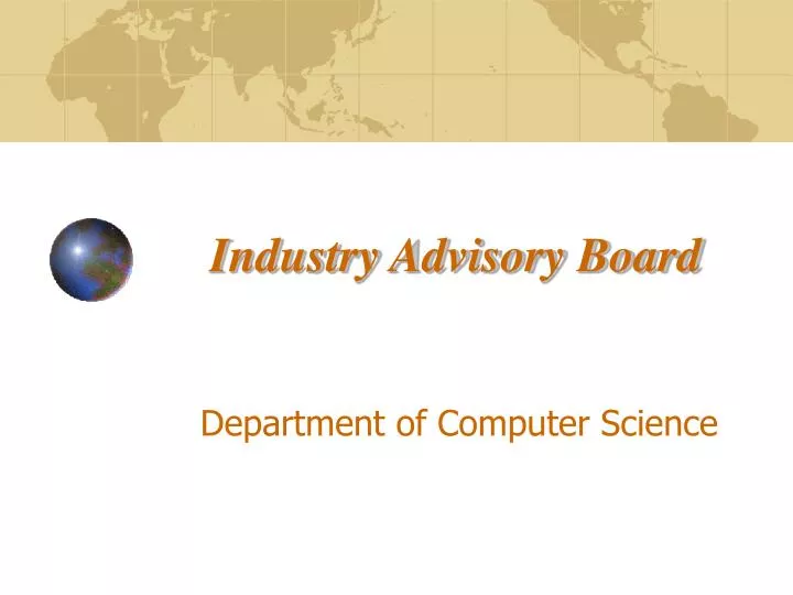 PPT Industry Advisory Board PowerPoint Presentation, free download