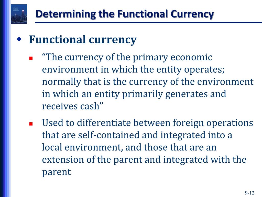 what is functional currency and presentation currency