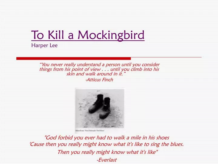 PPT - To Kill a Mockingbird Harper Lee PowerPoint Presentation, free  download - ID:6635316