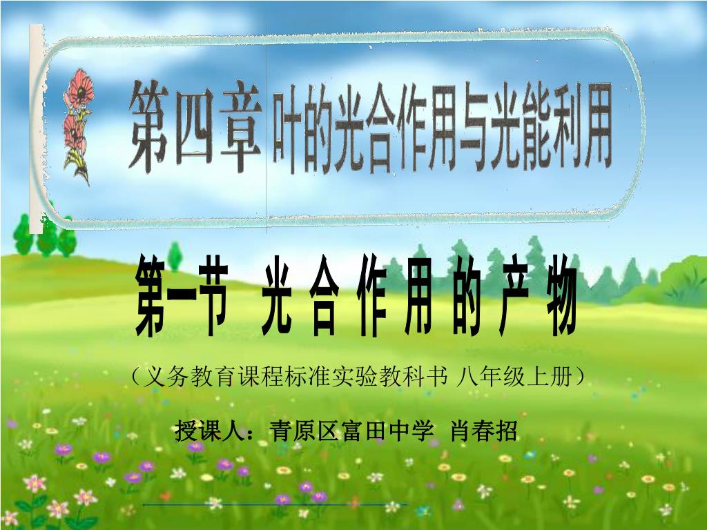 Ppt 第一节光合作用的产物powerpoint Presentation Free Download Id Ppt 第一节光合作用的产物powerpoint Presentation Free Download Id