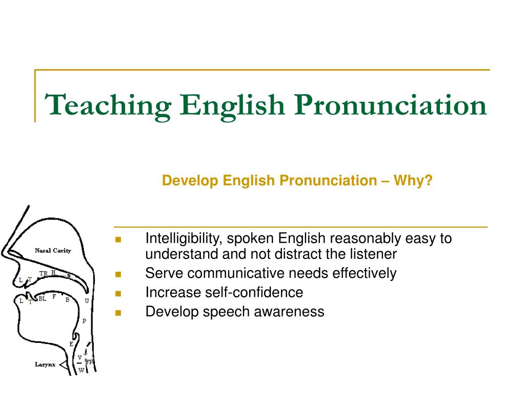 presentation pronunciation in english