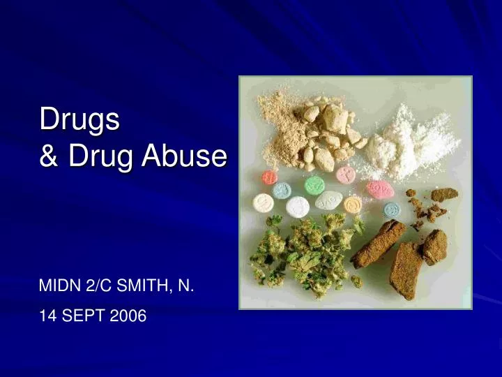 presentation of drug use